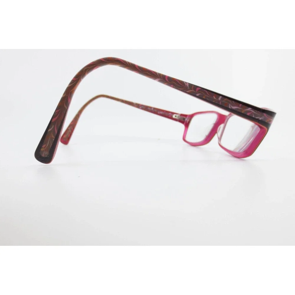 ProDesign Denmark 1691 3832 Eyeglasses Frames Pink Pattern 54-16-140 Rectangular